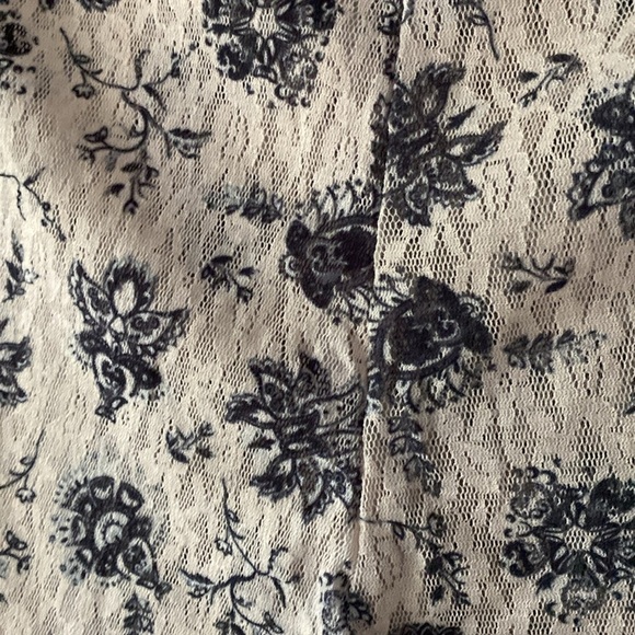 Free People Layered In Lace Legging Ivory Combo Medium NWT - Picture 6 of 8